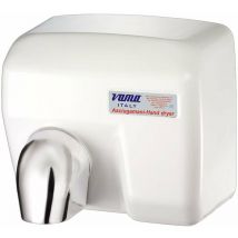 Asciugamani Elettrico Antivandalo con Fotocellula 2400W Vama Ariel bf Acciaio Bianco