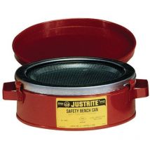 Justrite - asecos Tränkbehälter 1,0 l Stahlblech - JUT10175RD