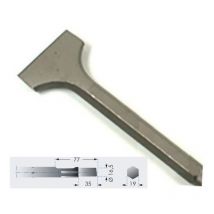 ASEIN cincel ancho bosch 16,5 75x400mm. , 0UNIDADES , ASEIN cincel ancho bosch 16,5 75x400mm. , 0UNIDADES