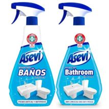 Asevi Bathroom (Banos) Disinfectant Cleaning Spray, Anti-Bacterial Spray 720ml