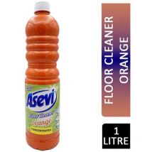 Asevi Orange Concentrated Floor Cleaner 1 Liter Pack of 12