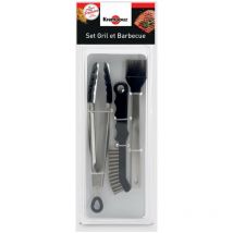 Krampouz - Set mit 3 utensilien für grill und barbecue ASG1