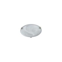 Massive – Lampada da soffitto ASHLEY ZARA 30 cm – Vetro e Metallo – Grigio e Bianco – E27 – 60W – IP20