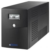 ASI Interactive UPS Lapara 1500 Va, avec écran LCD, onde sinusoïdale simulée, capacité de 1500 VA / 900 W