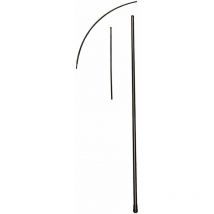 Asiastyle BF-TELE-04 - Asta telescopica, 400 cm, Colore: Nero