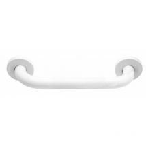 Asidero antideslizante 31Cm de acero inox lacado blanco.