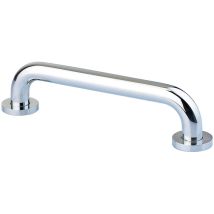 Soporte asidero bañera 25 cm – Acero inoxidable cromado – Fijación reforzada