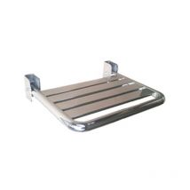 Mediclinics - AM0201C Asiento de Ducha abatible Inox brillo - ref: AM0201C