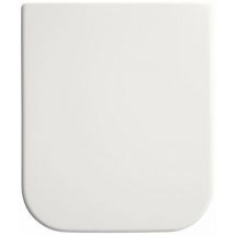 Gala - G5164101 emma square Tapa Asiento Inodoro Caída Amortiguada Blanco - ref: G5164101