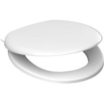 Asiento para inodoro blanco automático