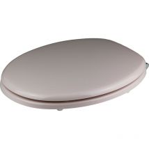Niclam - Asiento de inodoro rosa para inodoros modelo universal unircn Rose Susurrada