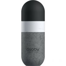 Orb - Edelstahl Isolierflasche mit Trinkbecher Betonoptik (SBV30 concrete) - Asobu
