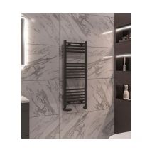 Siena - Aspect 1000 x 400 Straight Towel Radiator - Anthracite - Anthracite