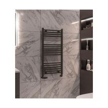 Siena - Aspect 1000 x 500 Straight Towel Radiator - Anthracite - Anthracite