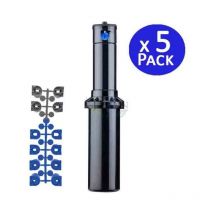 Suinga - 5 Stück Hunter pgp 04 Ultra 3/4'' Turbinenregner, Reichweite 4,9 bis 14 m, einstellbarer Winkel