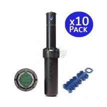 Lot de 10 Arroseur Rain Bird 5004-PLUS. Turbine portée de 7,6 à 15,2 mètres. Filetage femelle 3/4'' Arrosage professionnel de ja