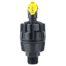 Aspersor rotativo de riego súper 10, aspersor boquilla amarilla circular 1/2' macho. Aspersor rotativo de riego súper 10, aspersor Boquilla Color