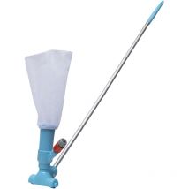 Aspirador de piscina Werka Pro con red y mango de aluminio de 1,5 m