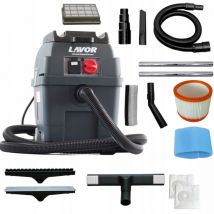 Lavor - 0.052.0019 - Aspirador profesional de polvo y líquido pro worker em 1200/1400W 70L/s 24/2400 Vacío kPa/mmH2O depósito 30 lt