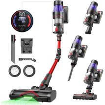 Ultenic Aspirapolvere Uw20 Mopper, Serbatoio 230ml, Potenza Aspirante 85kpa, Autonomia 60 Min, Doppia Luce Verde, Spazzola Antigroviglio, Contenitore 