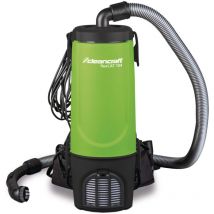 Cleancraft - Aspirapolvere speciale flexCAT 104, contenitore 4 l, con tracolla, aspirapolvere a zaino, numerosi accessori - 7003115