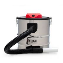 Kekai - Aspirateur Souffleur à Cendres Léger 18L Trajano 1200W Filtre hepa Lavable en Acier Couleur Métal