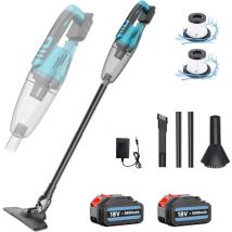 Teetok - Aspirateur à main sans fil - Aspirateur de voiture léger - Aspiration 10KPA, 2 filtres Hepa - pour voiture, canapé, animal de compagnie,