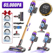 Lexzurn - 65Kpa/600W Aspirateur Balai, autonomie 70 min, filtration à 7 niveaux, Trois modes réglables