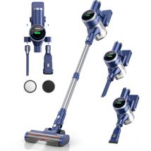 Buture - Aspirateur Balai sans Fil, 38KPA/55 Min Aspirateur sans Fil Puissant avec Batterie Amovible, Multi-Vitesses,Grand Écran, Brosse