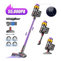 Authmic - Aspirateur balai sans fil - 55000pa - 70min autonomie -3 vitesses-ecran tactile - conception autonome - 1,8l - écran tactile-poils