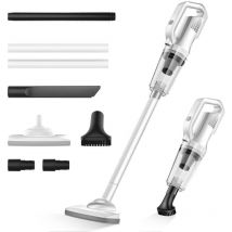 Debuns - Aspirateur Balai Sans Fil Sans Sac 12000Pa Avec Lumiere Frontale led Batterie 6000mAh Autonomie 30 min Charge 4-5h Aspirateur à Main pour