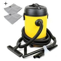 Le Poisson Qui Jardine - Aspirateur Bassin De Jardin - Piscines + 2 sacs 1200W Nettoyage De Fond, Vase Et Boue