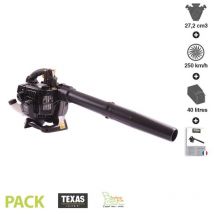 Aspirateur broyeur souffleur de feuilles thermique 27,2cm3 250 km/h anti-vibration TEXAS GBV270