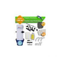 Aspirateur central Aspibox Serenity garantie 3 ans + flexible rétractable 12 m standard + 7 accessoires + kit 1 prise retraflex + kit prise balai