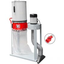 Aspirateur poussiere extracteur 400v 1000W Holzmann abs1500ff