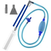 Aspirateur de bain à remous, aspirateur manuel sans fil de 3 m pour changement d'eau de piscine, aspirateur de spa portatif avec ampoule