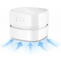ZVD - Aspirateur de Bureau sans Fil - Mini Aspirateur de Table Rechargeable usb, Pour Miettes, Poussière, Clavier, Voitures