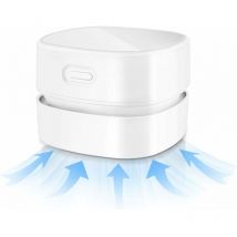 Aiperq - Aspirateur de Bureau sans Fil - Mini Aspirateur de Table Rechargeable usb, Pour Miettes, Poussière, Clavier, Voitures