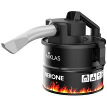 Niklas - Aspirateur de cendres et pellets 600W Compact 4 Litres Filtre hepa Cheminées Barbecues Poêles