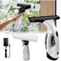 Aspirateur de vitres sans fil Aspirateur rechargeable Raclette Nettoyage compact 150ml