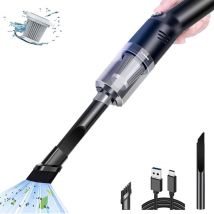 Hyy Ar - Aspirateur de Voiture sans Fil - Puissant Aspirateur Portable pour Voiture/Clavier/Ordinateur