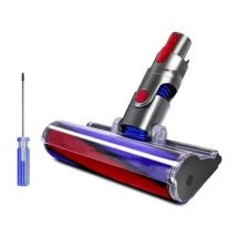 Compatible Aspirateur Dyson V7 V8 V10 V11 Remplacement de la TêTe D'Aspiration de la Brosse à Rouleau en Velours Doux accessoire d'aspirateu