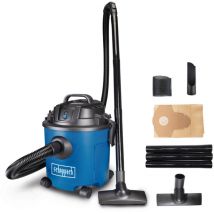 Scheppach - Aspirateur eau et poussière NTS16 – Aspirateur d'atelier – 1200 w – Capacité 16 l – Pression 20 kPa – Accessoires inclus – Tuyau