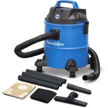 Vactwister - Aspirateur eau et poussières 1250W - 20L plastique - 18 Kpa avec soufflerie