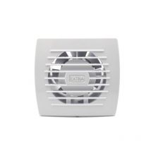 Extracteur d'air e'lectrique Vecam co en abs 100 mm adapte' pour salle de bain cuisine mur et plafond commande' par interrupteur d'e'clairage Bianco