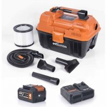 Evolution Power Tools - Aspirateur sans fil 11L Evolution R11VAC-Li pour déchets secs et humides avec batterie 4Ah et chargeur