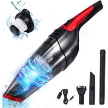 Yoyo - Aspirateur à Main sans Fil Rechargeable - Puissant, Portable pour Poils d'Animaux, Maison et Voiture (Humide et Sec)