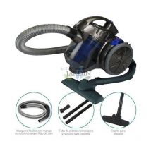 Suinga - Aspirateur sans Sac, Aspirateur Traîneau silencieux, Aspirateur Cyclonique Léger et Puissant pour Tapis, Sols Durs, 700W Bleu