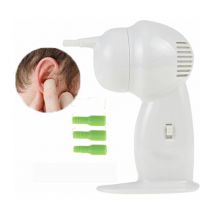 Lucky-88 - Aspirateur Oreille pour Nettoyer les Oreilles - Nettoyeur oreille électrique- Nettoyage Oreille - Nettoyant Oreilles - 3 Embouts de