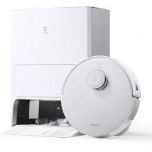 Ecovacs - deebot T20 Omni 6000Pa Robot aspirateur Laveur, Auto Levage de la serpillière, Nettoyage à l'eau Chaude et séchage, Vidage Automatique,